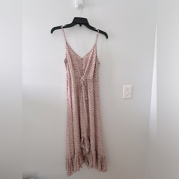 NWOT Rails Frida Garden Party HighLow Floral Ruffle Dress w/drawstring waist -Sm - Picture 8 of 16